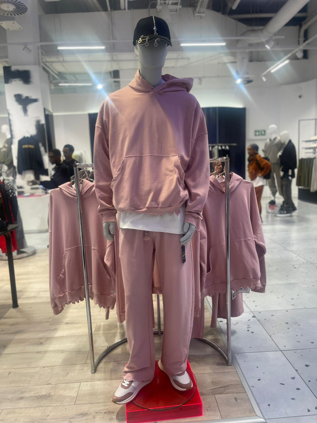 Milky pink hoodie