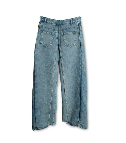 Back front denims with pockets