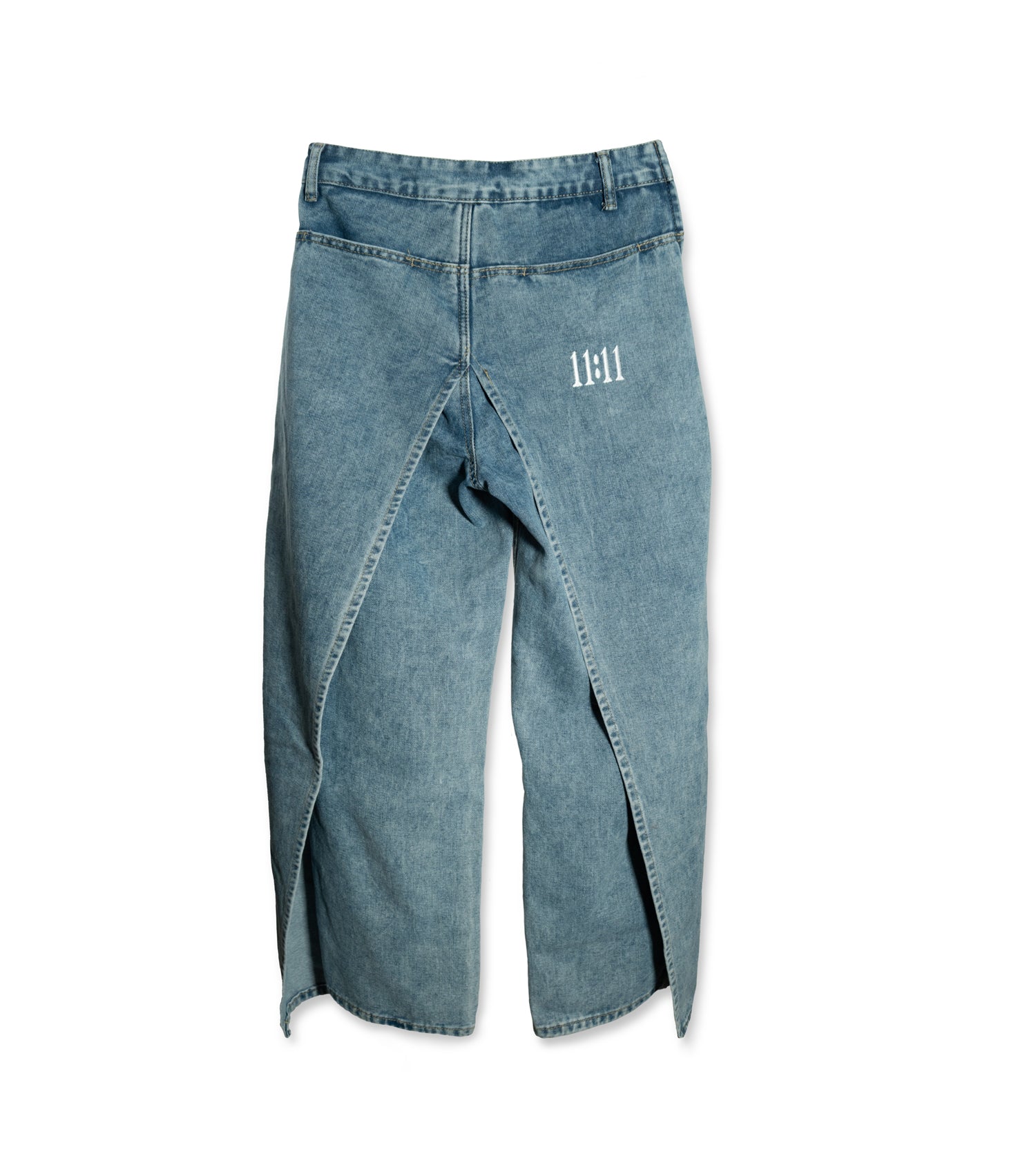 Back front denims with pockets