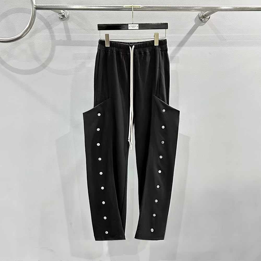 Eleven unisex side button pants