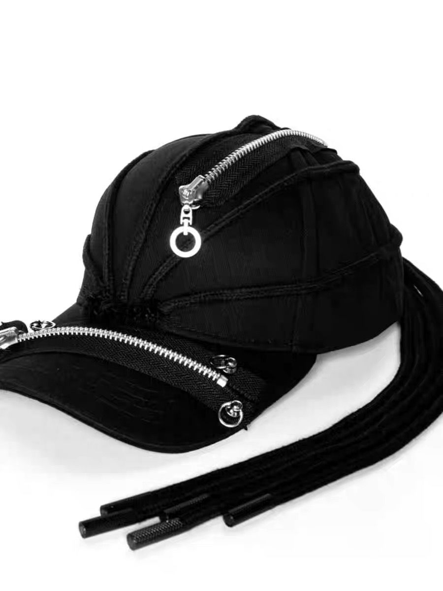 Inside out Zip and string cap